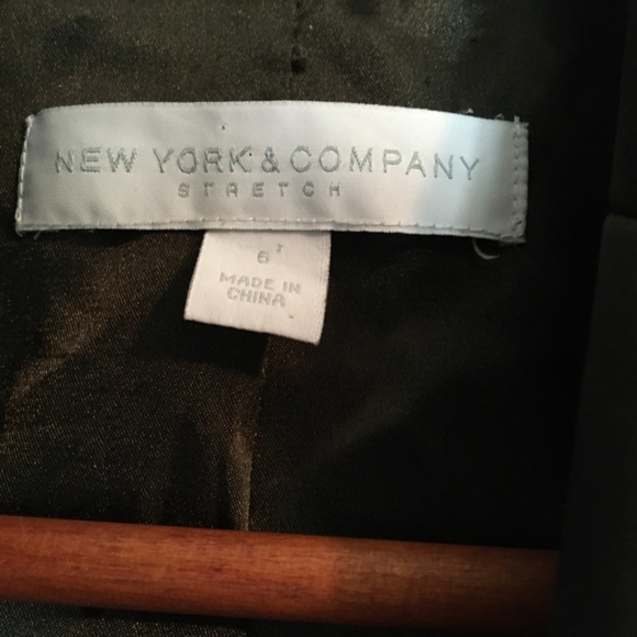 New York & Co Army green blazer Size 6 - Picture 2 of 3